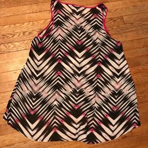 Long chiffon tank top / dress